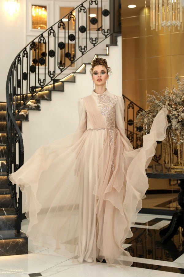 Ayperi Modest Evening Dress